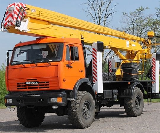 Аренда автовышки в Ангарске и  Иркутской области